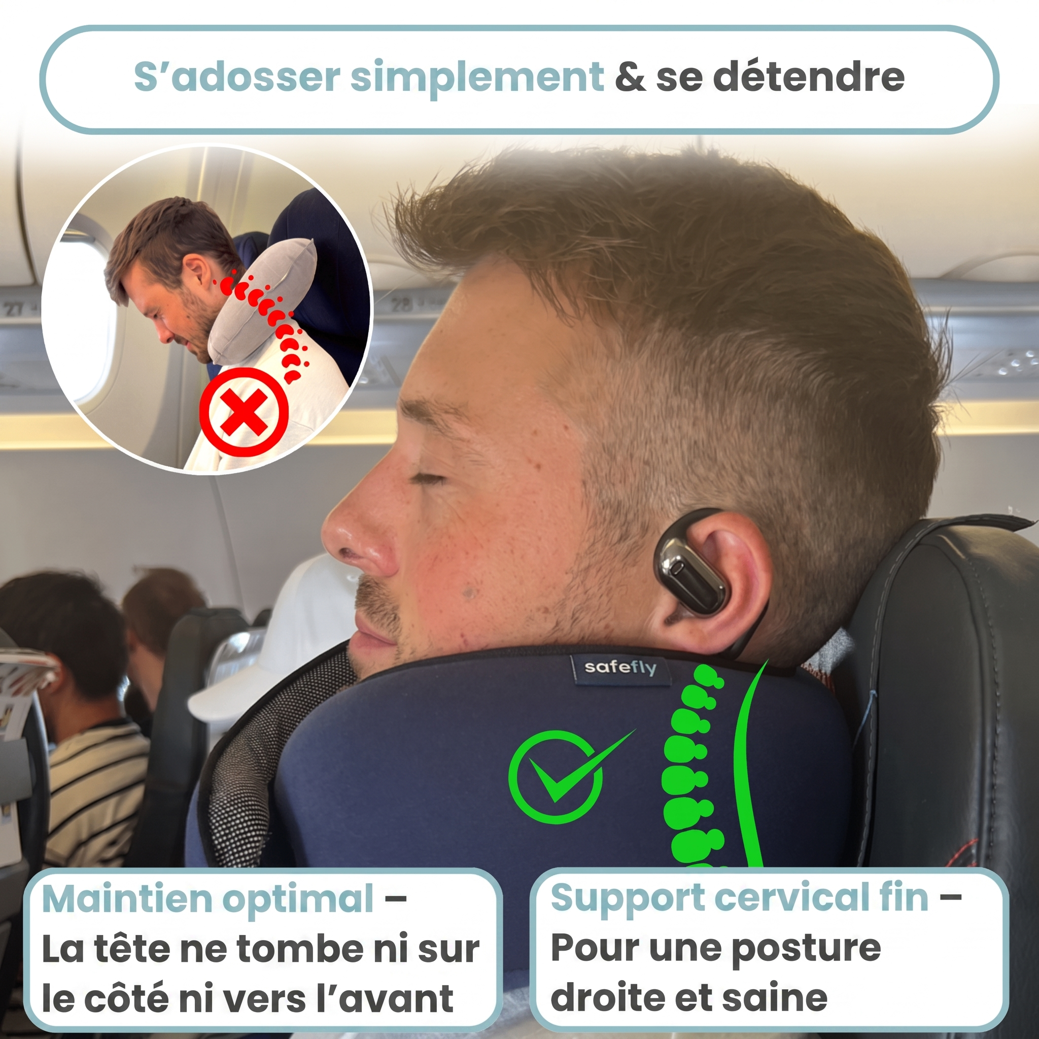 Safefly™ – L’oreiller n° 1 des voyageurs