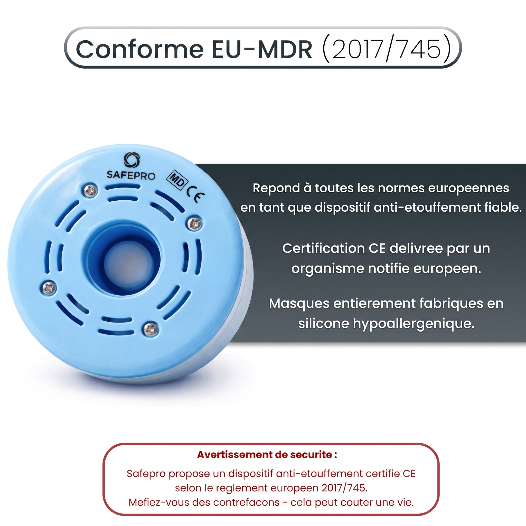 SAFEPRO – La sécurité anti-étouffement nouvelle génération